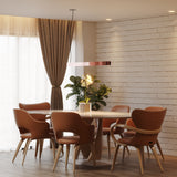 P2837 - Luminária Pendente Led Integrado Linha Especial Luxo Cobre