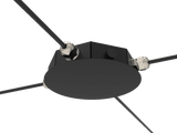 MCS - Canopla com Prensa Cabos Linha Modular D13cm - Bivolt (127/220V)