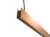 P2837 - Luminária Pendente Led Integrado Linha Especial Luxo Cobre