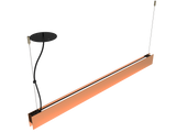 P2837 - Luminária Pendente Led Integrado Linha Especial Luxo Cobre