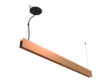 P2837 - Luminária Pendente Led Integrado Linha Especial Luxo Cobre