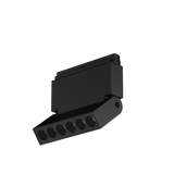 Módulo Spot Led Nordecor Pontual 120º Bivolt modelo 3D preto sem o trilho