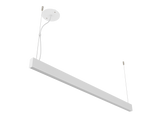 P2854P220V - Luminária LED Integrado Luz Direta e Indireta modelo 3D branco apagado