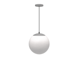 D11P - Luminária Pendente Decorativo Globo de Vidro Opalino  BIVOLT (127/220V)