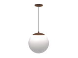 D11P - Luminária Pendente Decorativo Globo de Vidro Opalino  BIVOLT (127/220V)