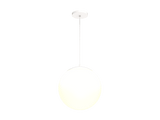 D11P - Luminária Pendente Decorativo Globo de Vidro Opalino  BIVOLT (127/220V)