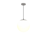 D11P - Luminária Pendente Decorativo Globo de Vidro Opalino  BIVOLT (127/220V)
