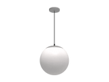 D11P - Luminária Pendente Decorativo Globo de Vidro Opalino  BIVOLT (127/220V)