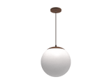 D11P - Luminária Pendente Decorativo Globo de Vidro Opalino  BIVOLT (127/220V)