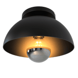 D20S - Arandela Led e Sobrepor para teto 600lumens Bivolt modelo 3D preto acesso lateral