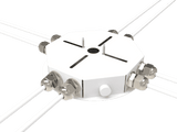 MCS - Canopla com Prensa Cabos Linha Modular D13cm - Bivolt (127/220V)