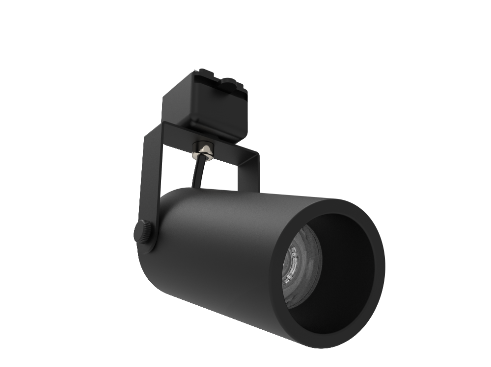 T60T - Spot LED Trilho Eletrificado MR16 GU10 D6x12cm 6W 550lm