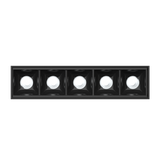 Spot Foco Linear de Sobrepor Brilia modelo 3D preto apagado visto de baixo
