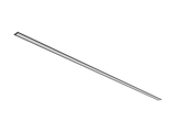 P2622E - Luminária LED Integrado Embutir Perfil Linear modelo 3D preto isolado