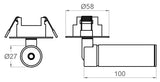 Spot Led Embutido Nordecor 24º Bivolt