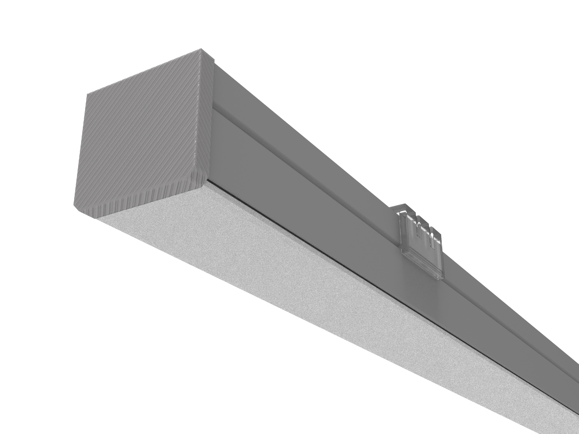 P1715S - Luminária LED Integrado Sobrepor Perfil Linear 1,7x1,5cm - (127V)