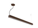 P5555FT220V - Luminária LED Integrado Pendente e Sobrepor Perfil Linear 5,5x 5,5cm (220V)