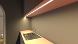 P2622E - Luminária LED Integrado Embutir Perfil Linear imagem ambientada