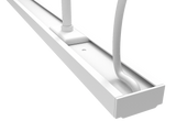 T0000P - Trilho Eletrificado Pendente para Luminárias LED Spots - BIVOLT modelo 3D branco detalhe do cabo