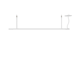 T0000P - Trilho Eletrificado Pendente para Luminárias LED Spots - BIVOLT modelo 3D branco visto da lateral