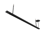 T0000P - Trilho Eletrificado Pendente para Luminárias LED Spots - BIVOLT modelo 3D preto apagado