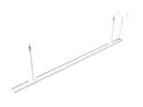 T0000P - Trilho Eletrificado Pendente para Luminárias LED Spots - BIVOLT modelo 3D branco visto de cima