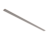 P4634E - Luminária LED Integrado Embutir Perfil Linear 4,6 x 3,4cm modelo 3D marrom isolado
