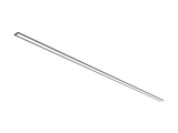 P2622E - Luminária LED Integrado Embutir Perfil Linear modelo 3D preto isolado