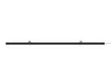 P2622E - Luminária LED Integrado Embutir Perfil Linear 3D preto lateral