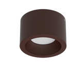 A10S - Spot de sobrepor redondo 15,7cm 2700K Bivolt modelo 3D marrom 