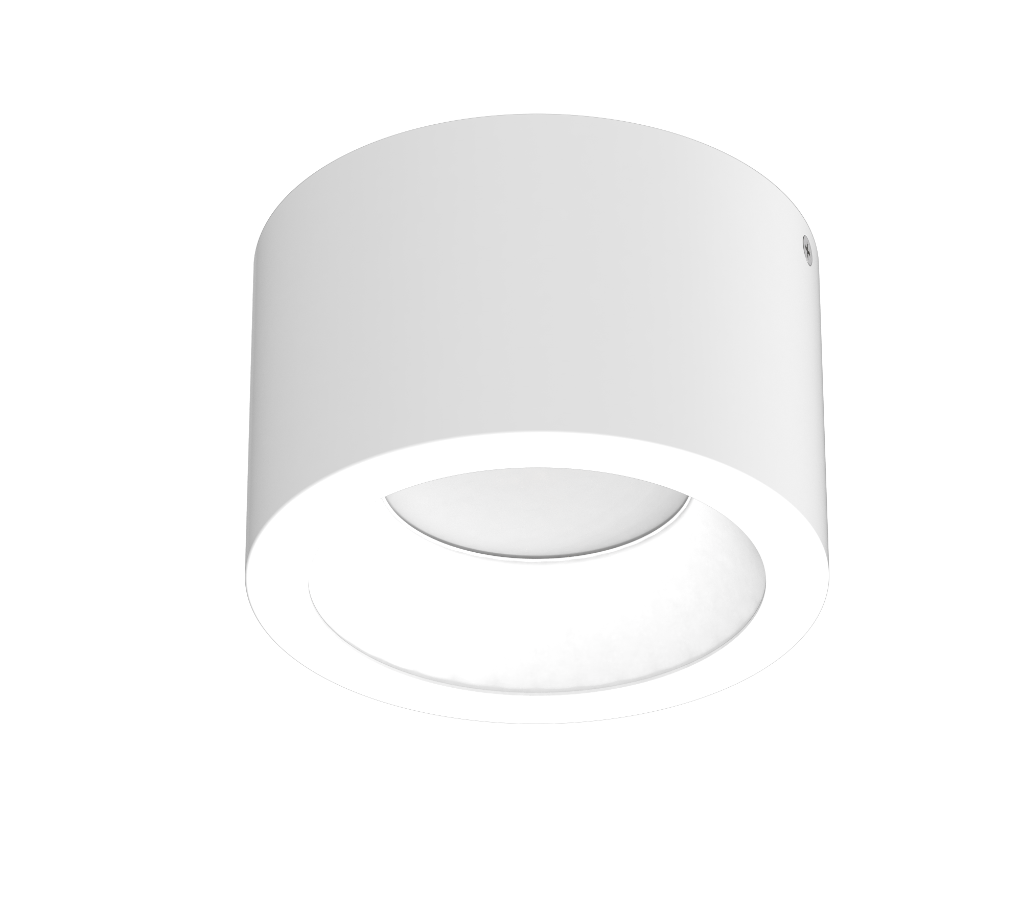 A10S - Spot de sobrepor redondo 15,7cm 2700K Bivolt modelo 3D branco 