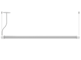 P1257 - Luminária Pendente Tubo Led BIVOLT (127/220V)