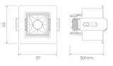 Spot LED Embutir direcionável 3 a 11,5W | 2700K 3000K Bivolt – STELLA (Cópia)