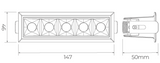 Spot LED Embutir fixo 3 a 11,5W | 2700K 3000K Bivolt – STELLA