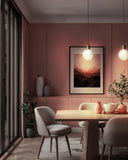 imagem ambientada D11LP - Pendente Decorativo em Latão com Globo de Vidro 12cm BIVOLT