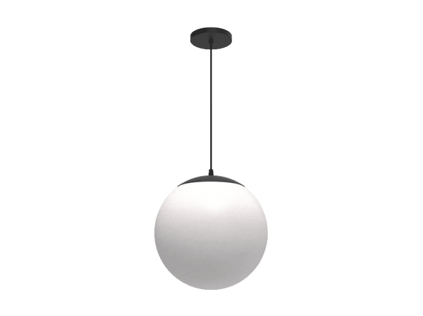 D11P - Luminária Pendente Decorativo Globo de Vidro Opalino  BIVOLT (127/220V)