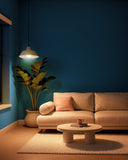 Imagem ambientada D35P-Luminária Led Pendente 35cm E27 7W 560 Lumens Bivolt