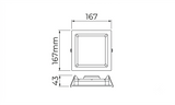DPE - Painel LED DEEP Embutir Quadrado 12 A 28W | 3000K E 4000K Bivolt – STELLA