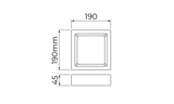 DPS - Painel LED DEEP Sobrepor Quadrado 12 A 28W | 3000K E 4000K Bivolt – STELLA
