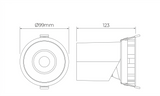 RDE - Spot LED Embutir Recuado Direcionável RD Ø5,9 a 9,9cm 7 a 12W 15°e 36° 2700K-3000K Bivolt