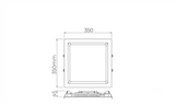 DPS - Painel LED DEEP Sobrepor Quadrado 12 A 28W | 3000K E 4000K Bivolt – STELLA