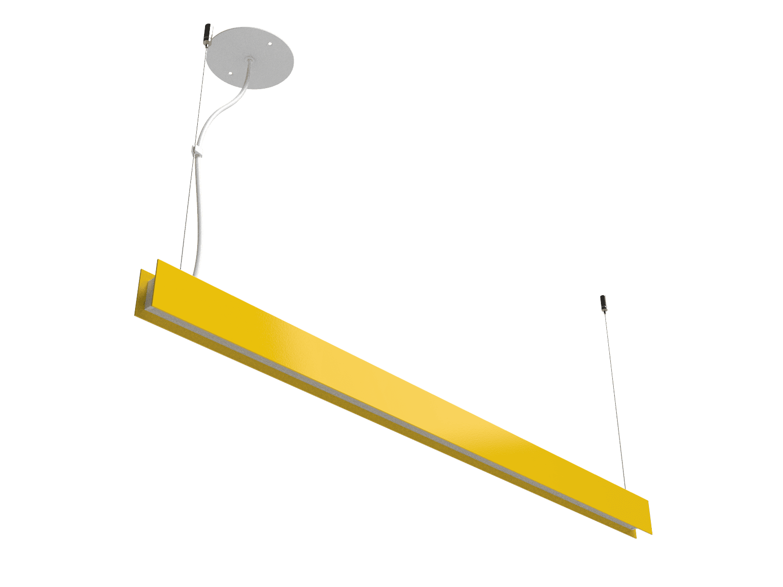 Luminária Pendente Led Integrado Perfil linear colors 2,8x 3,7cm - 220v