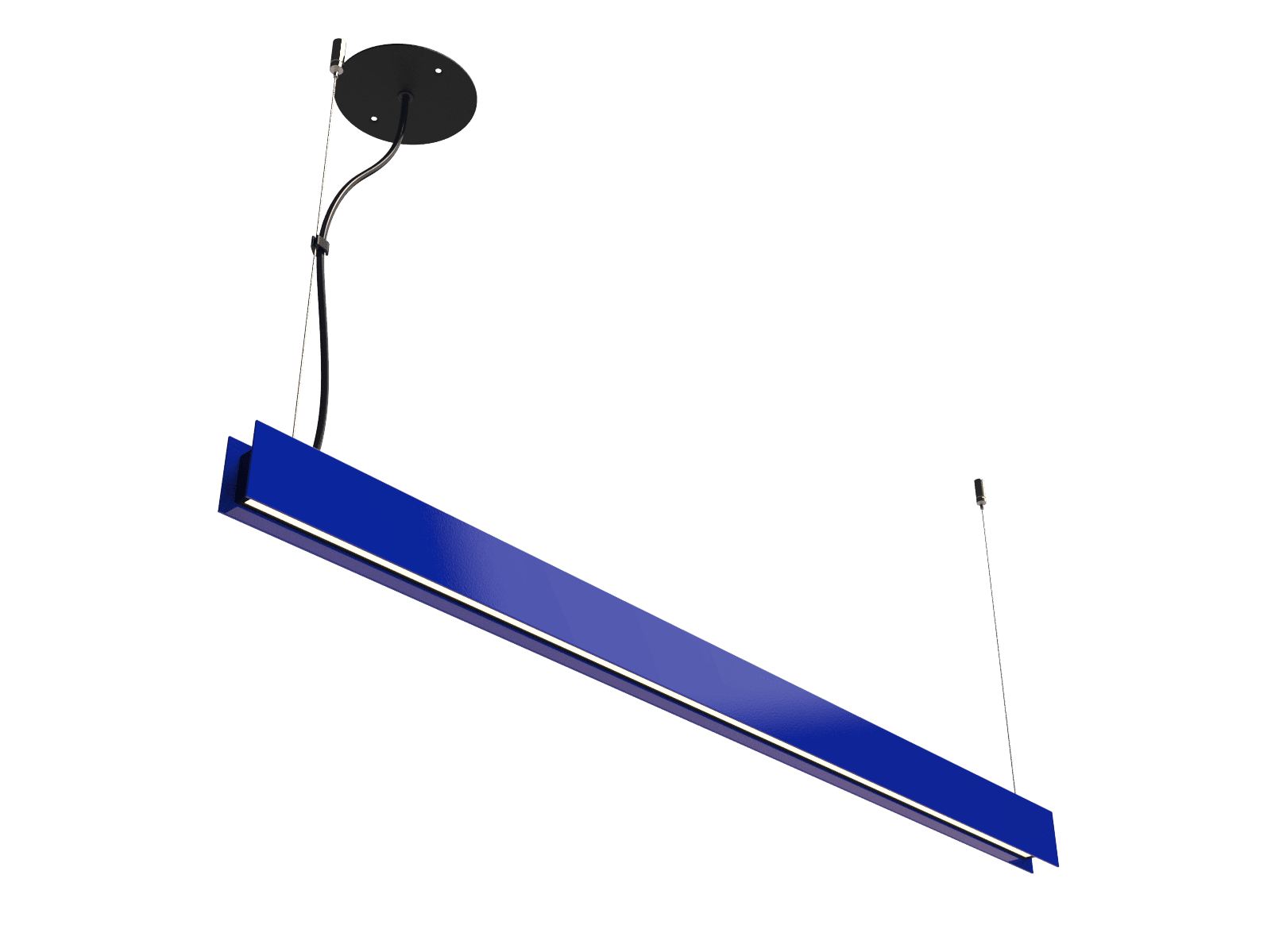 Luminária Pendente Led Integrado Perfil linear colors 2,8x 3,7cm - 220v