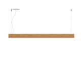 Luminária Pendente Led Integrado Perfil linear Madeira  2,8x 3,7cm - 127v