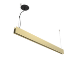 P2854 - Luminária Pendente Iluminação Direta e Indireta - Linha Especial Luxo - Latão