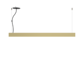 P2837 - Luminária Pendente Led Integrado Linha Especial Luxo Latão