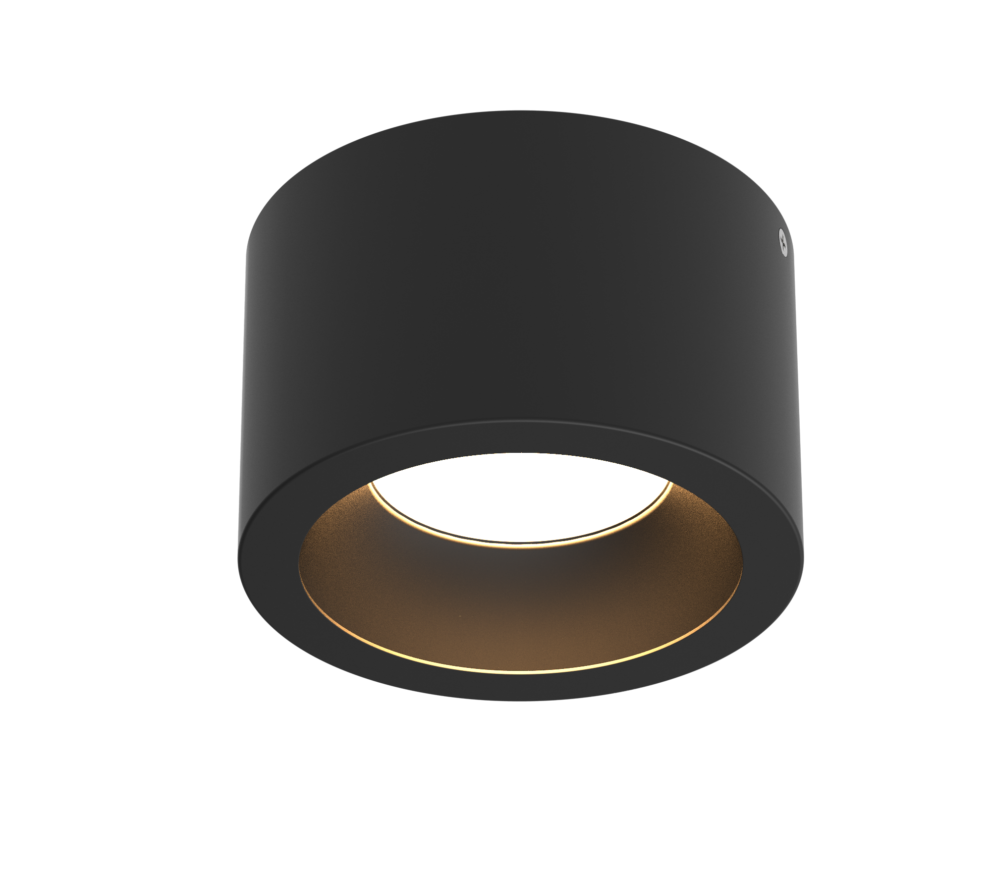 A10S - Spot de sobrepor redondo 15,7cm 2700K Bivolt modelo 3D preto acesso 