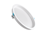 Luminária LED Embutir Redonda 17 e 24W | 2700K 3000K Bivolt Branco Microtexturizado – STELLA