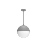 D12P - Luminária Pendente Decorativo Globo de Vidro Opalino  BIVOLT (127/220V)