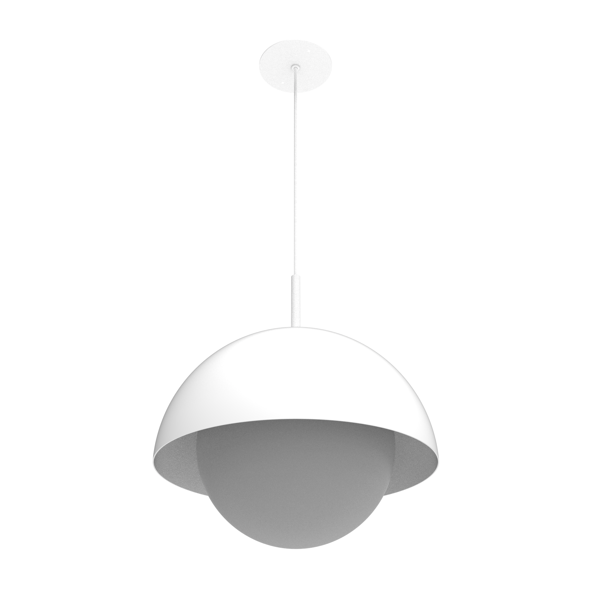 D20P - Luminária Pendente Globo de Vidro Decorativo BIVOLT (127V/220V)